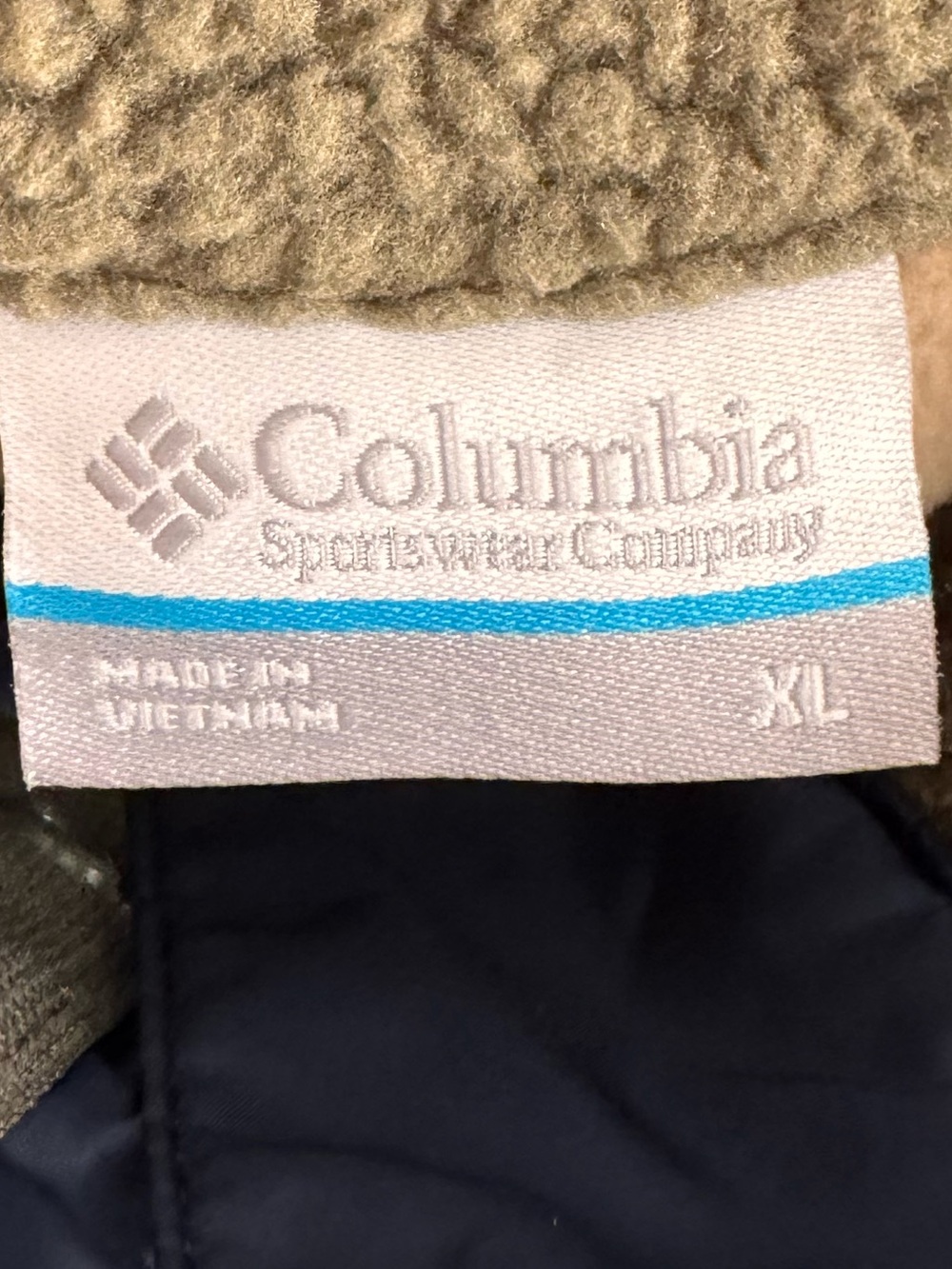 Columbia Lodge Sherpa Fleece Half Snap Pullover XL - Picture 3 of 7